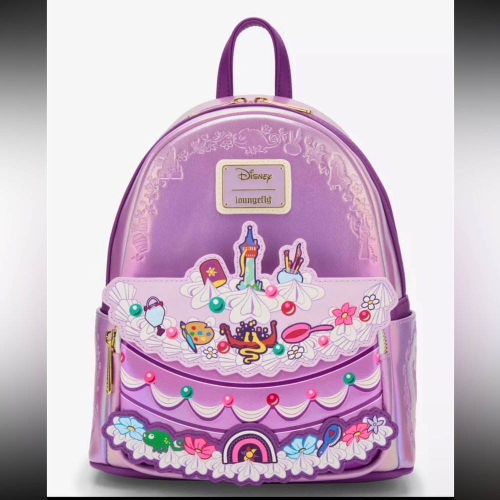 NWT - Disney's Tangled Cake Loungefly Backpack